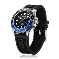 Rotary Seamatic GMT Men's Blue Black Watch GS04378/96