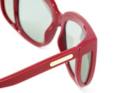 Gucci Women's Sunglasses Wraparound Rectangle Red GG0468S-003 57