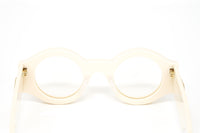 Gucci Men's Sunglasses Oversized Round Chunky Ivory GG0629S-002 47