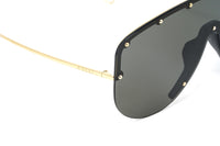 Gucci Unisex Sunglasses Oversized Black Gold GG0667S-001 99