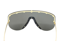 Gucci Unisex Sunglasses Oversized Black Gold GG0667S-001 99