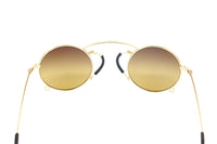 Gucci Women's Sunglasses Round Gold GG0991S-003 44