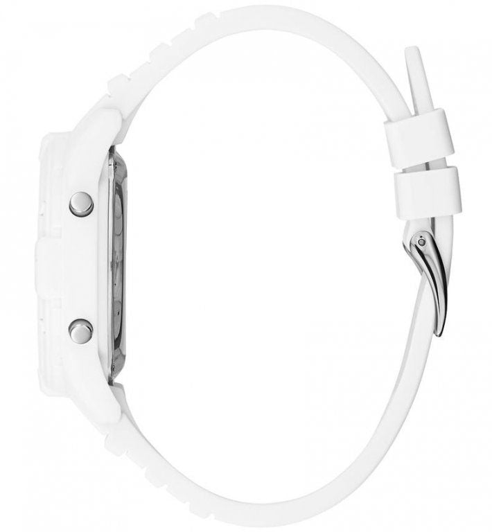 Guess Bounce Ladies' White Digital Watch W1281L1