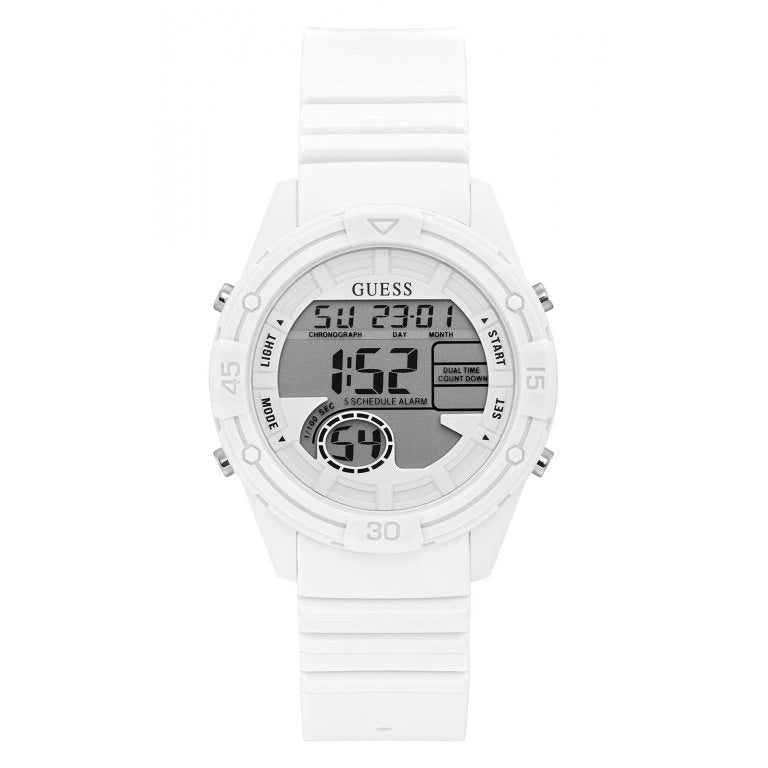 Guess Bounce Ladies' White Digital Watch W1281L1