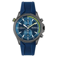 BOSS Men's Watch Chronograph Globetrotter Blue HB1513821