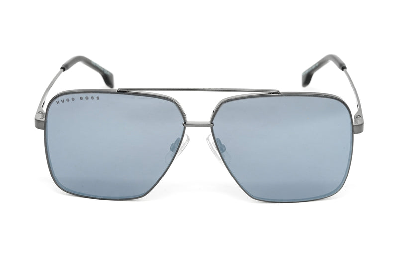 Boss by BOSS Men's Sunglasses Square Browline Grey 1325/S KJ1 T4 62