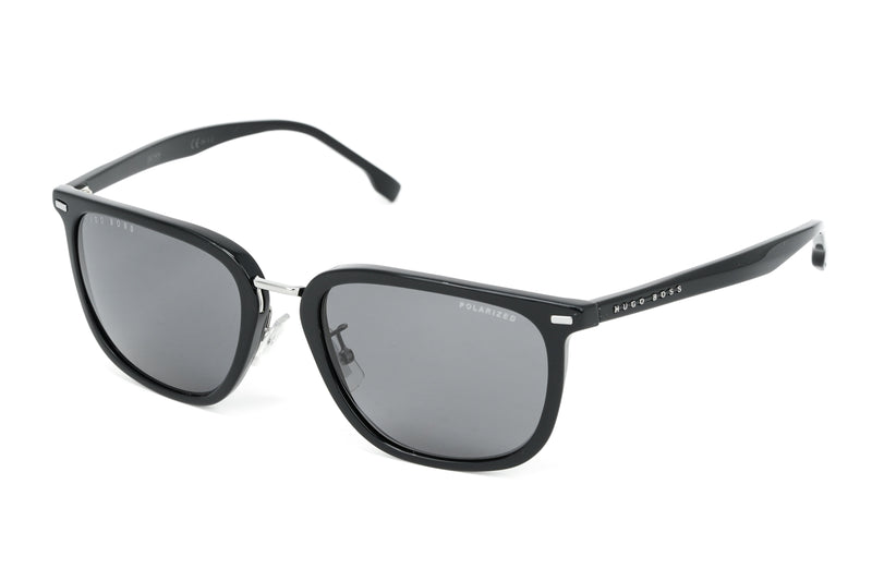 Boss by BOSS Men's Sunglasses Classic Square Black/Grey 1340/F/SK 284 M9