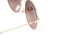 Karl Lagerfeld Women's Sunglasses Pilot Gold/Brown KL283S 506