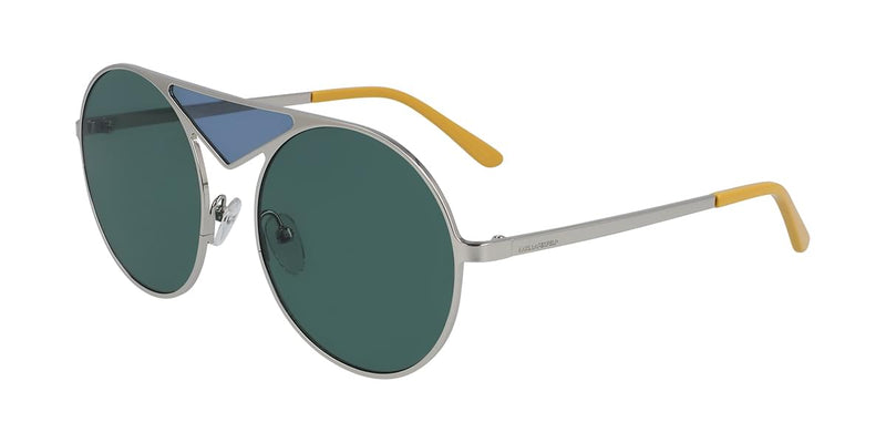 Karl Lagerfeld Women's Sunglasses Pilot Silver/Blue KL310S 045