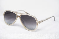 Kris Van Assche Aviator Sunglasses Clear Dark Grey