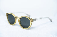 Kris Van Assche Sunglasses Round Yellow Clear and Grey