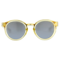 Kris Van Assche Sunglasses Round Yellow Clear and Grey