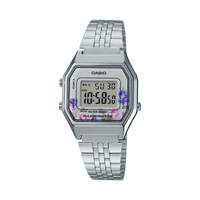 Casio Vintage LA680WA-4CDF Floral Dial Digital Watch