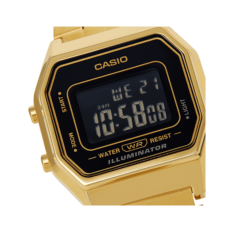 Casio Watch Digital Vintage Gold LA680WGA-1DF