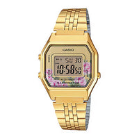 Casio Vintage Flowers Ladies' Gold Watch LA680WGA-4CDF