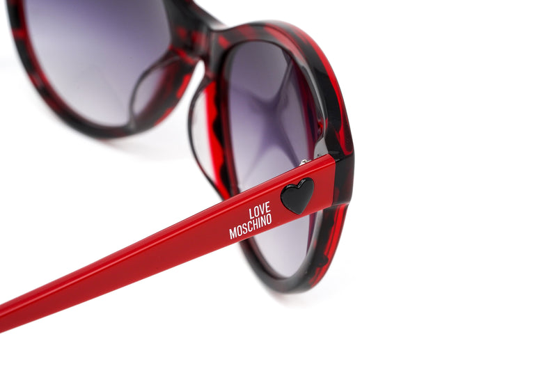 Love Moschino Women's Sunglasses Cat Eye Red ML51003SA