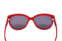 Love Moschino Women's Sunglasses Oversized Cat Eye Red ML532S04SA