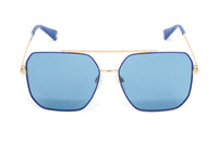 Love Moschino Women's Sunglasses Square Pilot Azure MOL010/S MVU