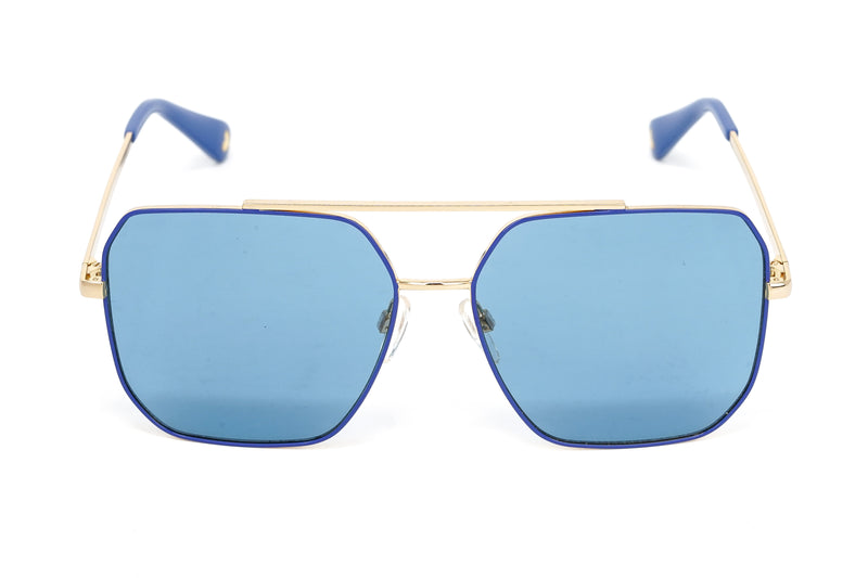 Love Moschino Women's Sunglasses Square Pilot Azure MOL010/S MVU