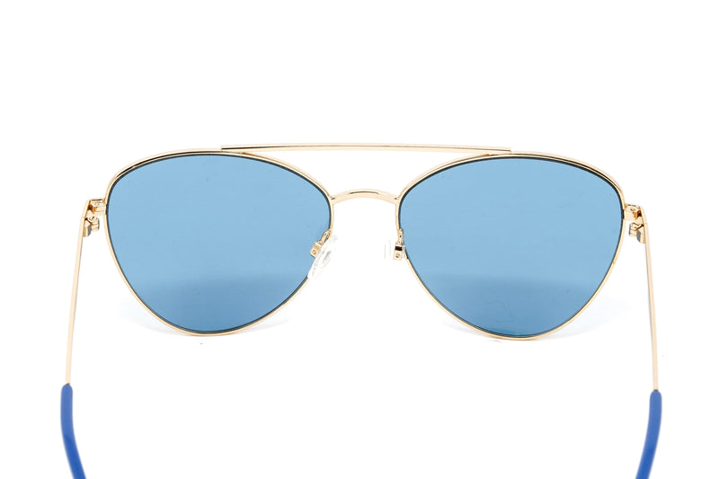 Love Moschino Women's Sunglasses Pilot Blue MOL011/S MVU/KU