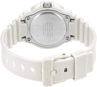 Casio Ladies Watch Analogue White Black LRW-200H-1EVDF