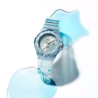 Casio Transparent Blue Watch LRW-200HS-2EVDF