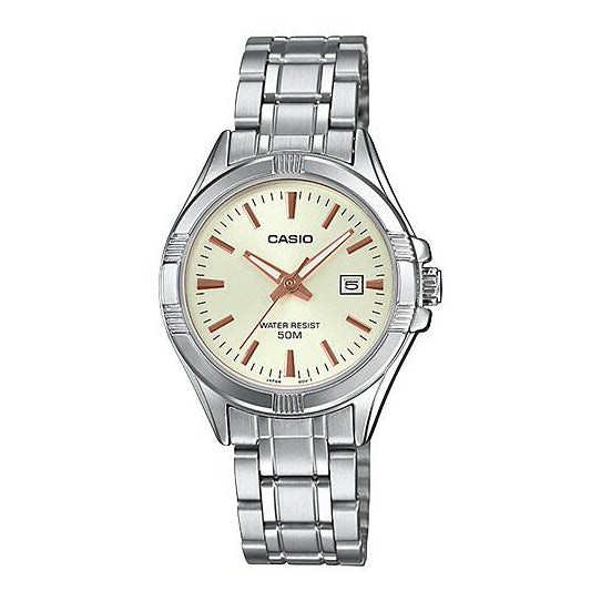 Casio Standard Ladies' Beige Watch LTP-1308D-9AVDF