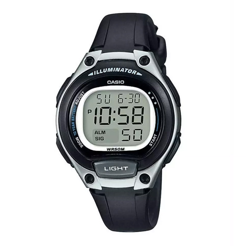 Casio Sports Unisex Black Digital Watch LW-203-1AVDF