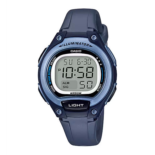 Casio Sports Unisex Blue Digital Watch LW-203-2AVDF