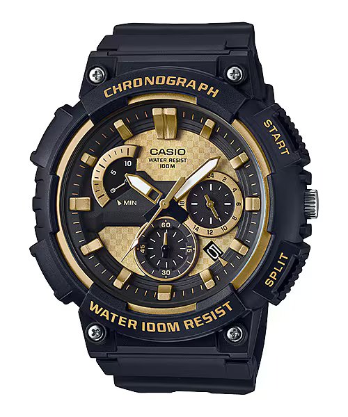 Casio Men's Chronograph Watch Black MCW-200H-9AV