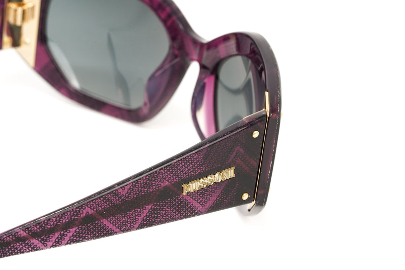 Missoni Women's Sunglasses Hexagon Plum Sparkle MIS 0001/S EM5