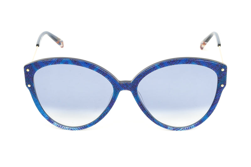 Missoni Women's Sunglasses Cat Eye Blue MIS 0004/S S6F