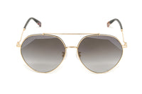 Missoni Women's Sunglasses Round Pilot Black/Gold MIS 0015/S 2M2