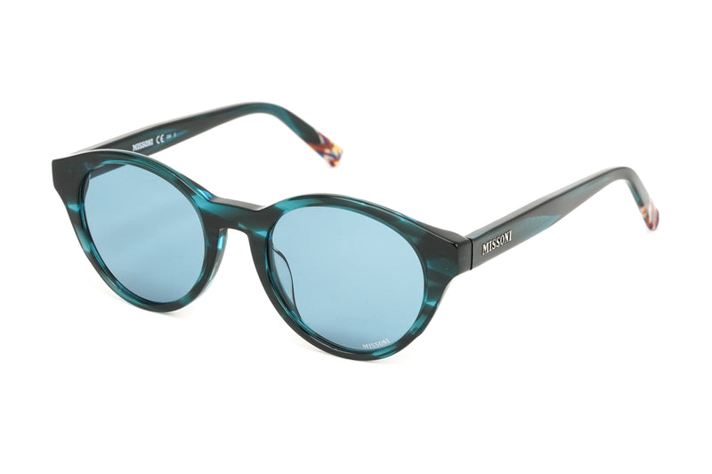 Missoni Women's Sunglasses Round Green Horn MIS 0030/S 6AK