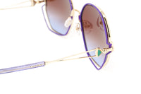 Missoni Women's Sunglasses Oversized Butterfly Gold/Violet MIS 0075/S S9E