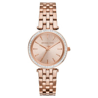 Michael Kors Ladies Watch Darci Mini 33mm Rose Gold MK3366