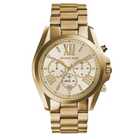 Michael Kors Watch Bradshaw Chronograph 42mm Gold MK5605