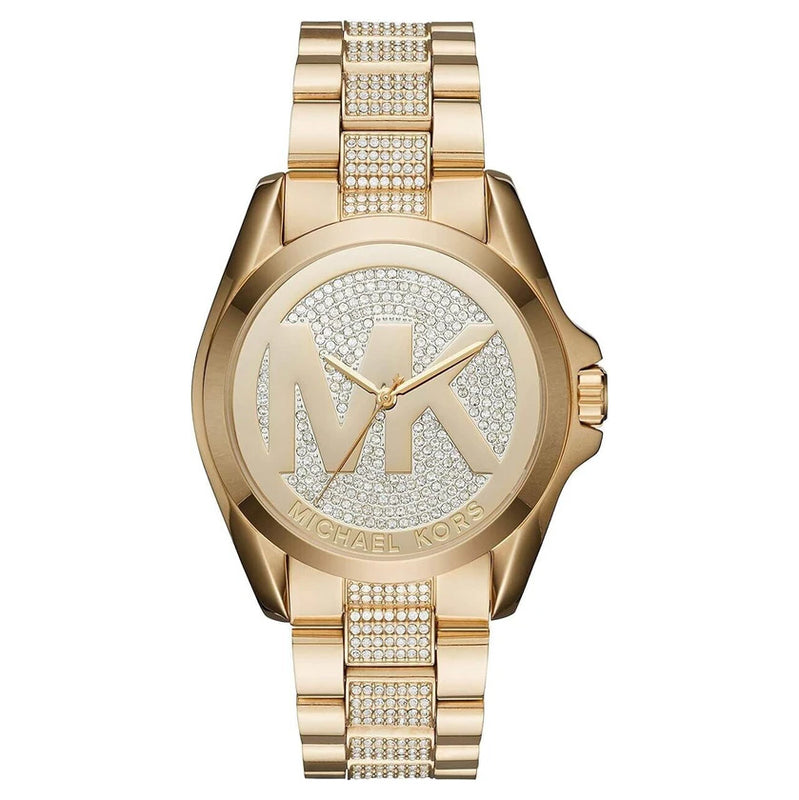 Michael Kors Ladies Watch Bradshaw Gold Gems MK6487