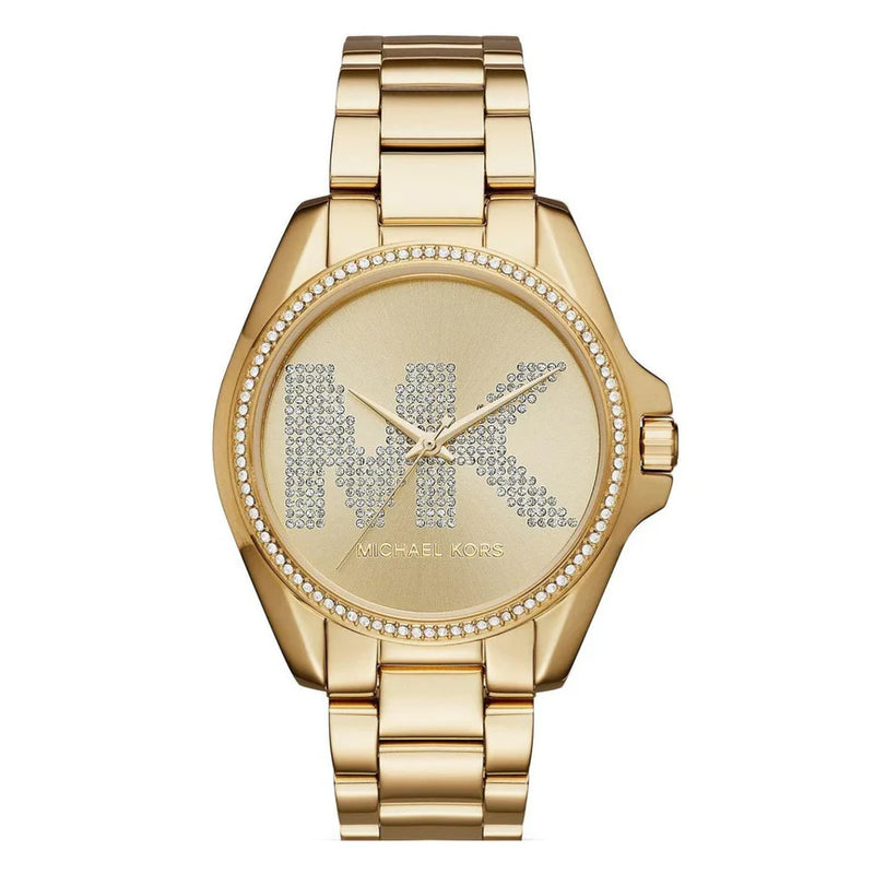 Michael Kors Ladies Watch Bradshaw 43mm Gems Gold MK6555