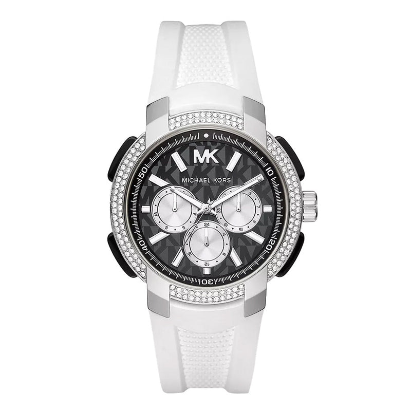 Michael Kors Ladies Watch Sidney Multifunction 42mm Black White MK6947