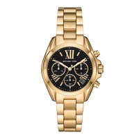 Michael Kors Ladies Watch Bradshaw Chronograph 36mm Black Gold MK6959