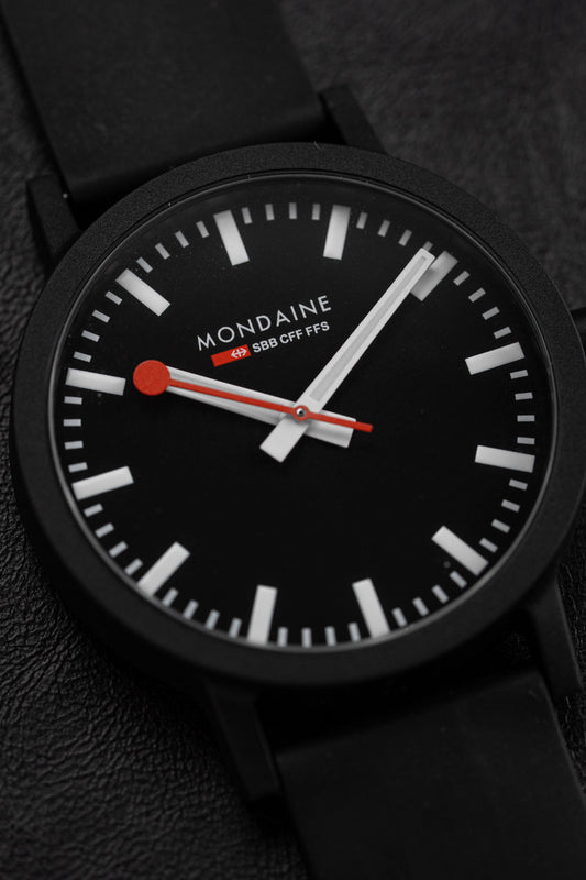 Mondaine Watch Essence Black MS1.41120.RBSET