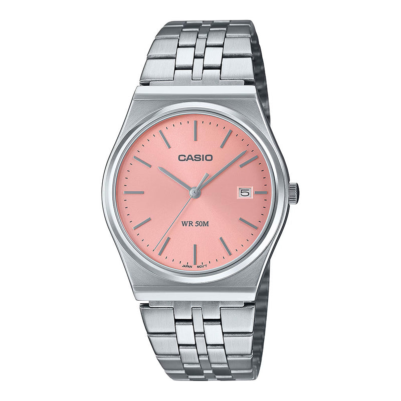 Casio Ladies Vintage Pink Watch MTP-B145D-4AVDF