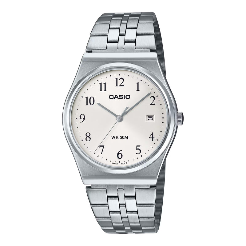 Casio Vintage Silver Watch MTP-B145D-7BVDF