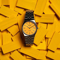 Casio Ladies Vintage Yellow Watch MTP-B145D-9AVDF