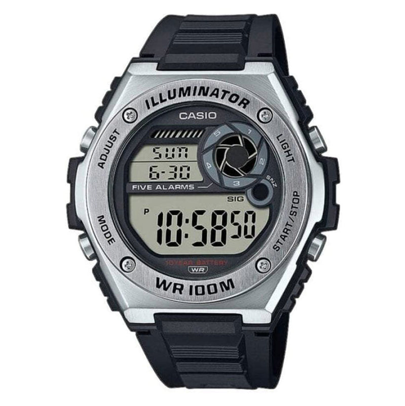 Casio Men's Watch Digital  Illuminator WR100M Black C