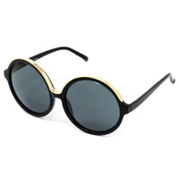 No. 21 Women's Sunglasses Round Black Gold N21S1C1SUN