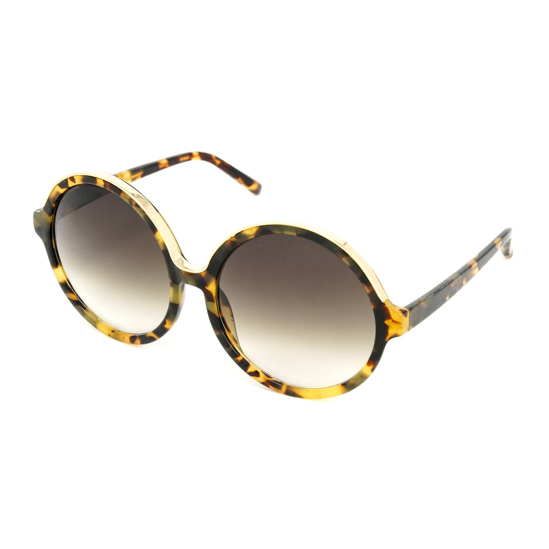 No. 21 Women's Sunglasses Round Yellow Shell Tortoise N21S1C2SUN