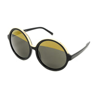 No. 21 Women's Sunglasses Round Black Yellow Gold N21S1C6SUN