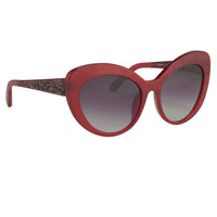 Oscar De La Renta Women's Sunglasses Cat-Eye Red Grey ODLR65C3SUN